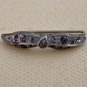 Vintage 1920 Fishon Art Deco Bar Broach